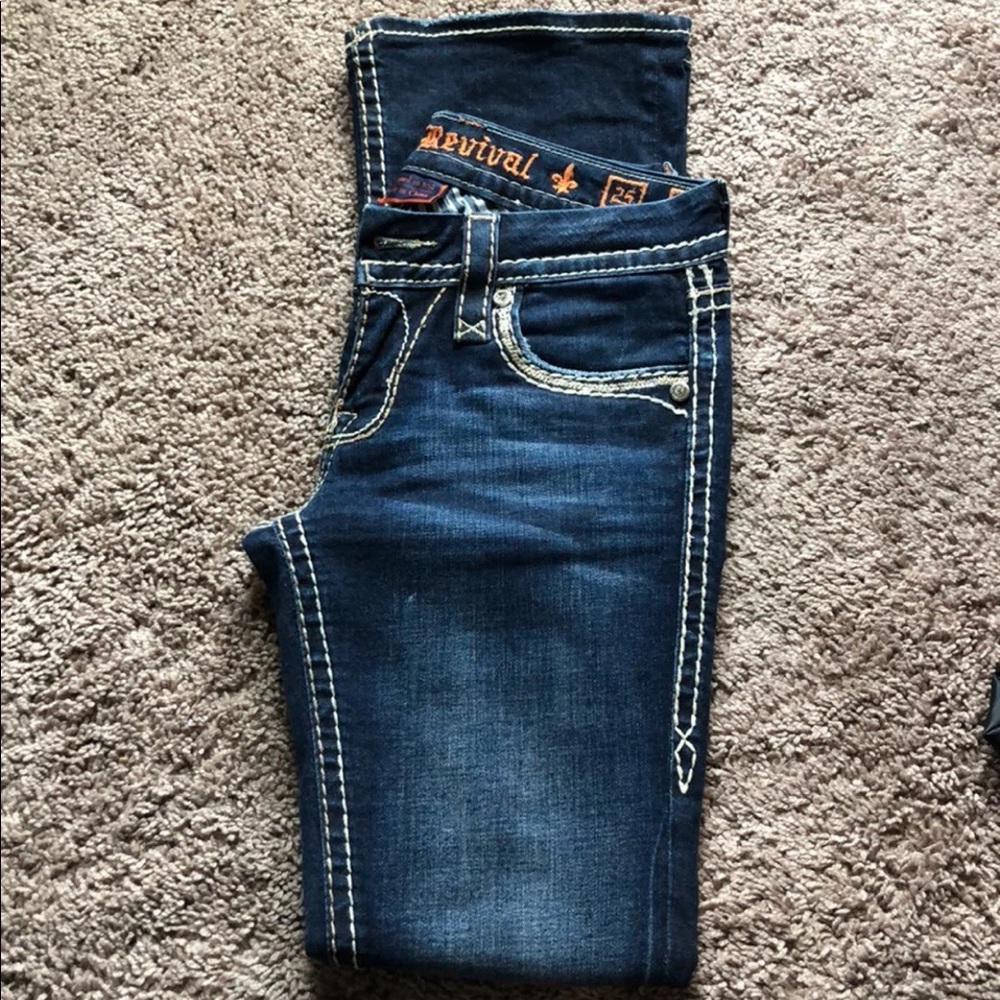 Women’s rock revival jeans